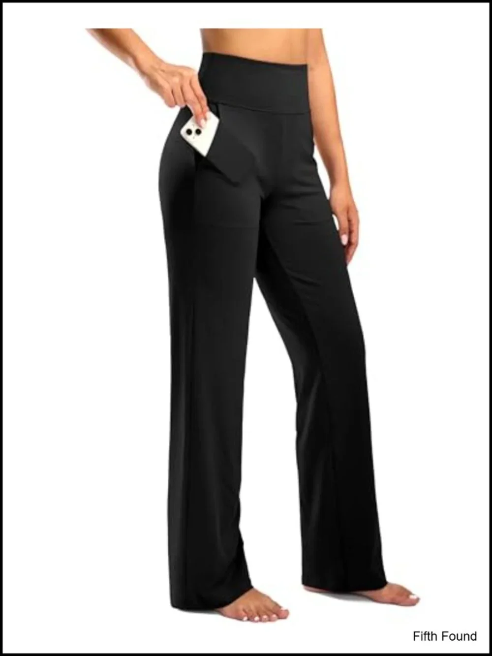Wide Leg Yoga Pants with Pockets High Waist Stretch Lounge Sweatpants